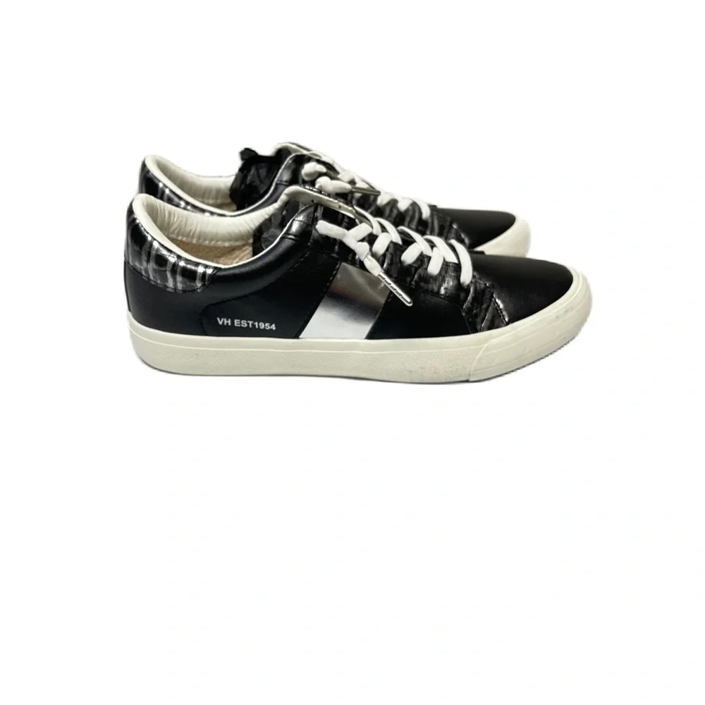 Vintage Havana Dina Lace Up white pewter Sneakers Size 8.5 New in Box